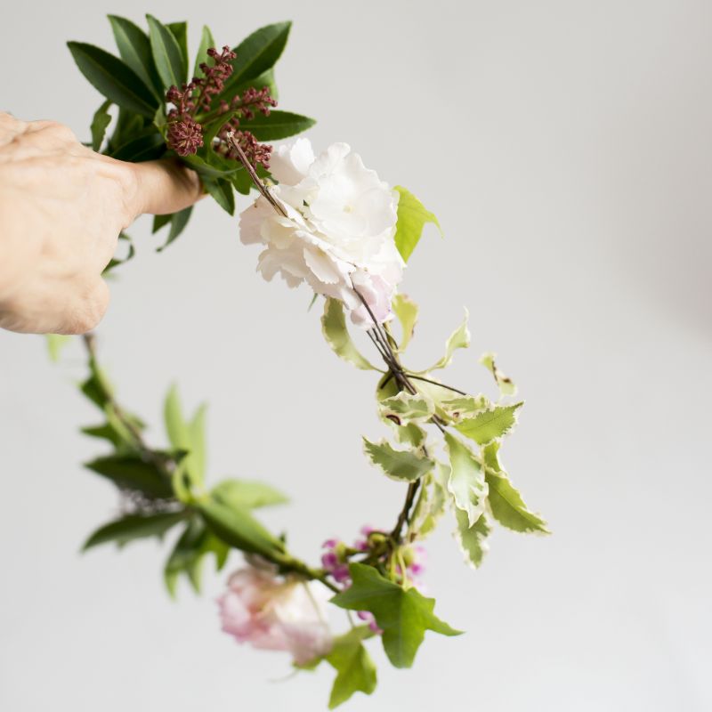 Coronita  ligera en tonos claros