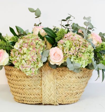 Cesta Grande con Flores