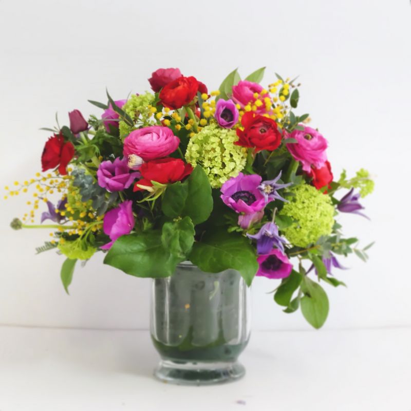 JARRÓN CON FLORES